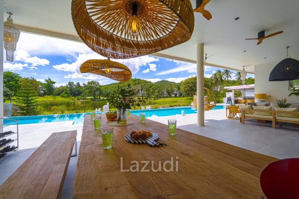 Exclusive Waterfront Villa: 6-Bed Luxury at Palm Hills Golf Club