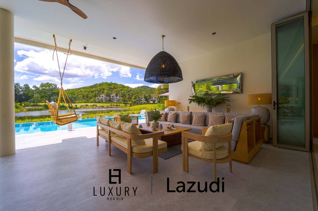 Située au bord d'un lac, à proximité d'un terrain de golf / Terrain de 1 600 m² / 6 chambres