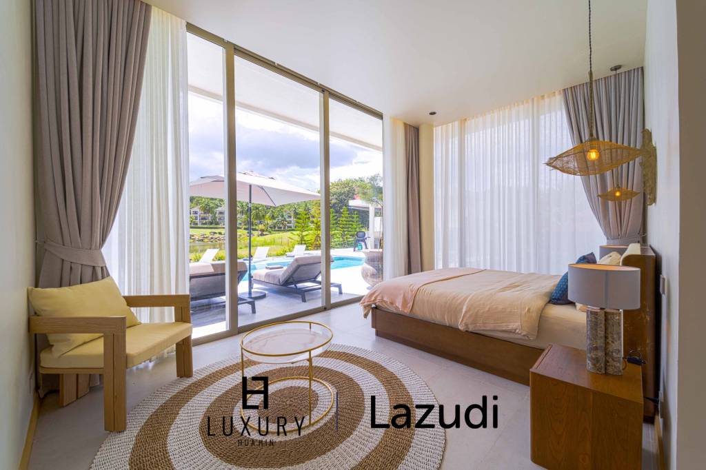 Située au bord d'un lac, à proximité d'un terrain de golf / Terrain de 1 600 m² / 6 chambres