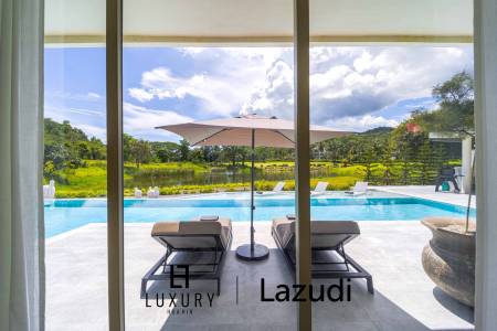 Située au bord d'un lac, à proximité d'un terrain de golf / Terrain de 1 600 m² / 6 chambres