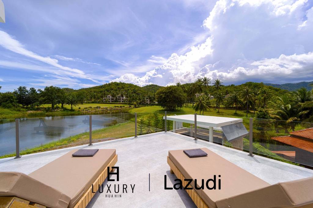 Située au bord d'un lac, à proximité d'un terrain de golf / Terrain de 1 600 m² / 6 chambres