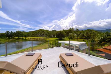 Située au bord d'un lac, à proximité d'un terrain de golf / Terrain de 1 600 m² / 6 chambres