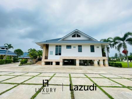 Grand 5-Bedroom Lakefront Pool Villa in Hin Lek Fai, Hua Hin