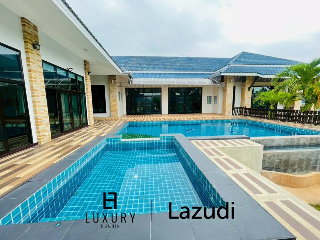 Grand 5-Bedroom Lakefront Pool Villa in Hin Lek Fai, Hua Hin