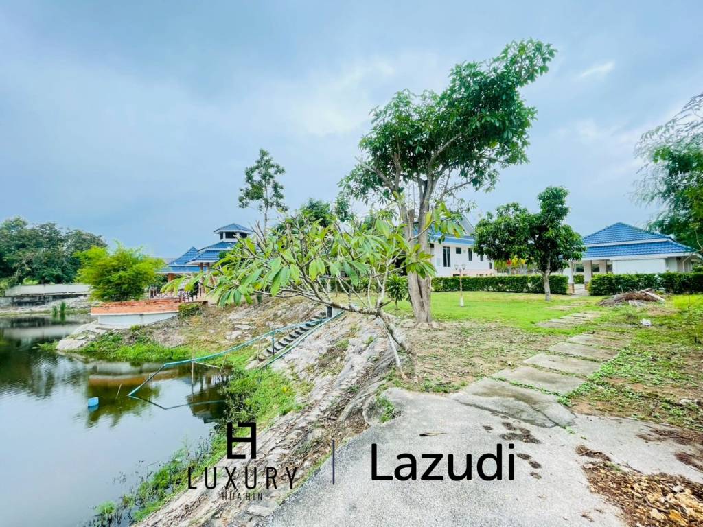 Grand 5-Bedroom Lakefront Pool Villa in Hin Lek Fai, Hua Hin