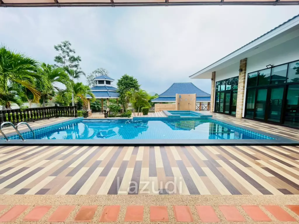 Grand 5-Bedroom Lakefront Pool Villa in Hin Lek Fai, Hua Hin