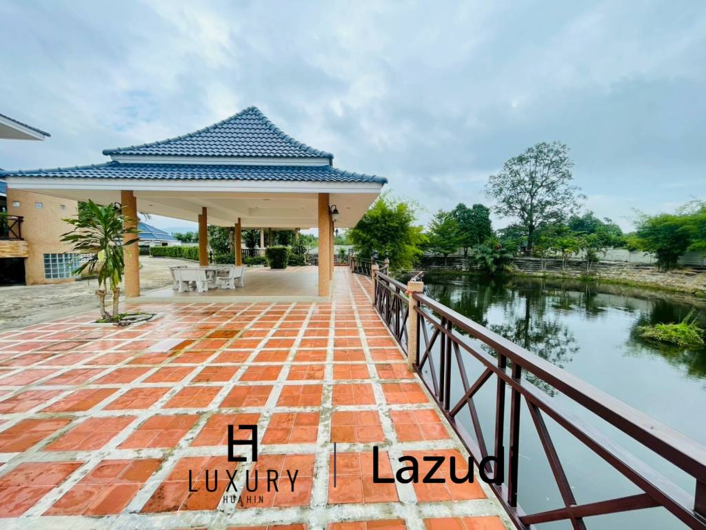 Grand 5-Bedroom Lakefront Pool Villa in Hin Lek Fai, Hua Hin