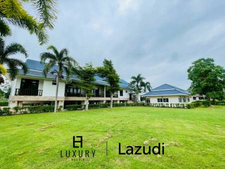 Grand 5-Bedroom Lakefront Pool Villa in Hin Lek Fai, Hua Hin