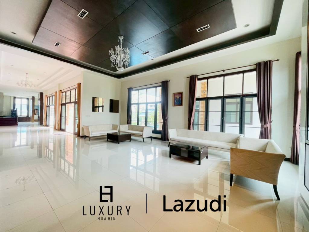 Grand 5-Bedroom Lakefront Pool Villa in Hin Lek Fai, Hua Hin