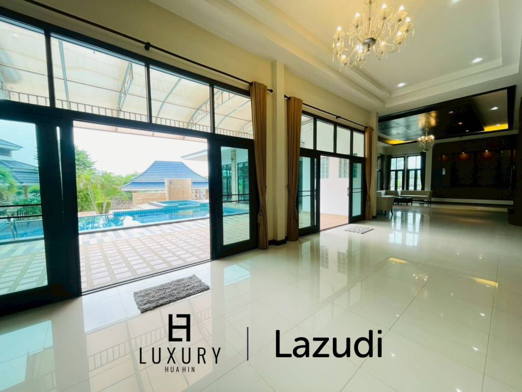 Grand 5-Bedroom Lakefront Pool Villa in Hin Lek Fai, Hua Hin