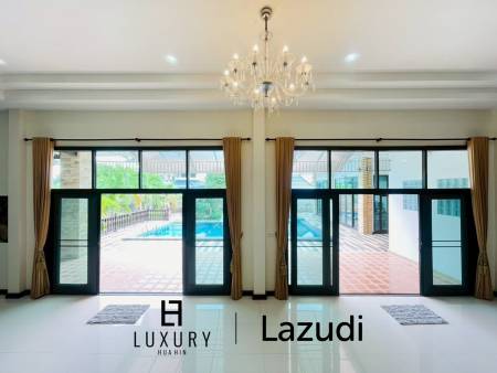Grand 5-Bedroom Lakefront Pool Villa in Hin Lek Fai, Hua Hin