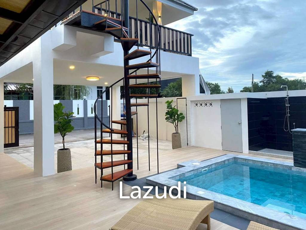3 Beds 3 Baths 220 SQ.M. Modern Luxury Minimalist Pool Villa