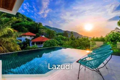 Seaview 5-bedroom Pool Villa near Kata Beach
