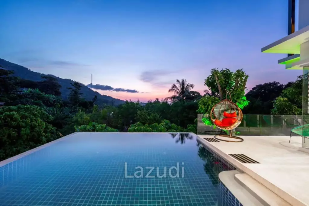 Seaview 5-bedroom Pool Villa near Kata Beach