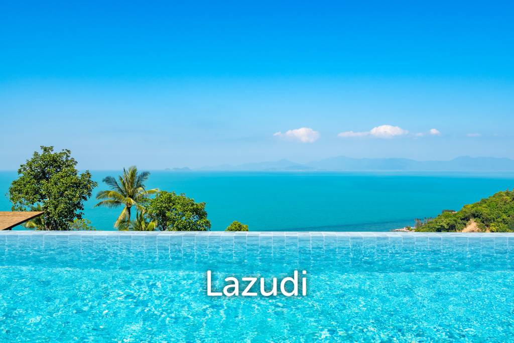 Luxury 3-Bedroom Sea View Pool Villa near Four Seasons Samui
