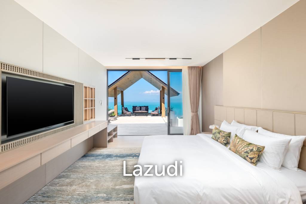 Luxury 3-Bedroom Sea View Pool Villa near Four Seasons Samui