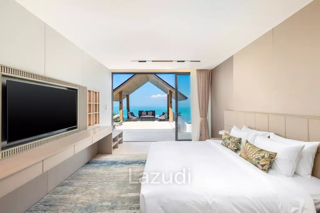Luxury 3-Bedroom Sea View Pool Villa near Four Seasons Samui