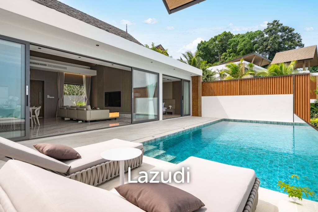 Luxury 3-Bedroom Sea View Pool Villa near Four Seasons Samui