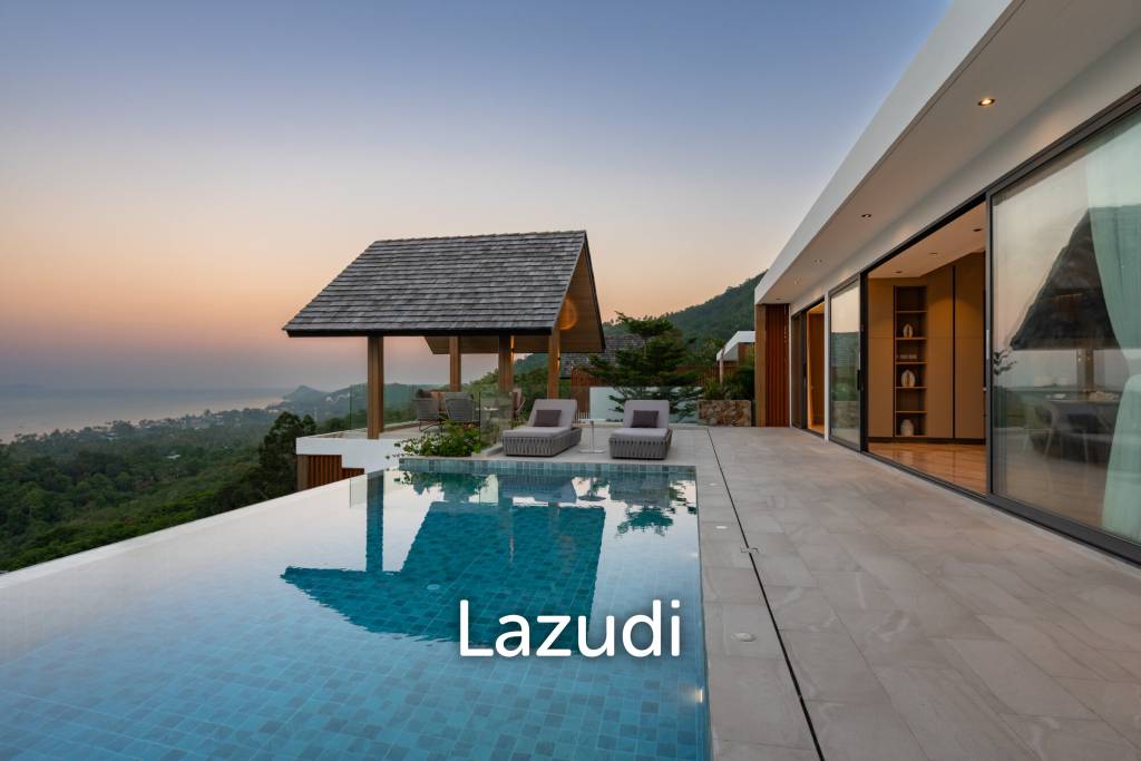 Luxury 3-Bedroom Sea View Pool Villa near Four Seasons Samui