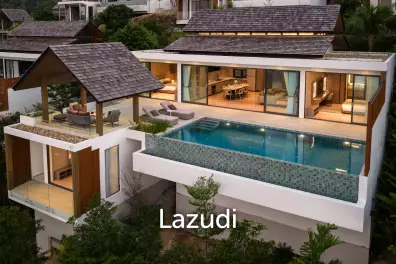 Luxury 3-Bedroom Sea View Pool Villa near Four Seasons Samui