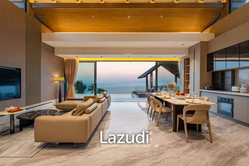 Luxury 3-Bedroom Sea View Pool Villa near Four Seasons Samui