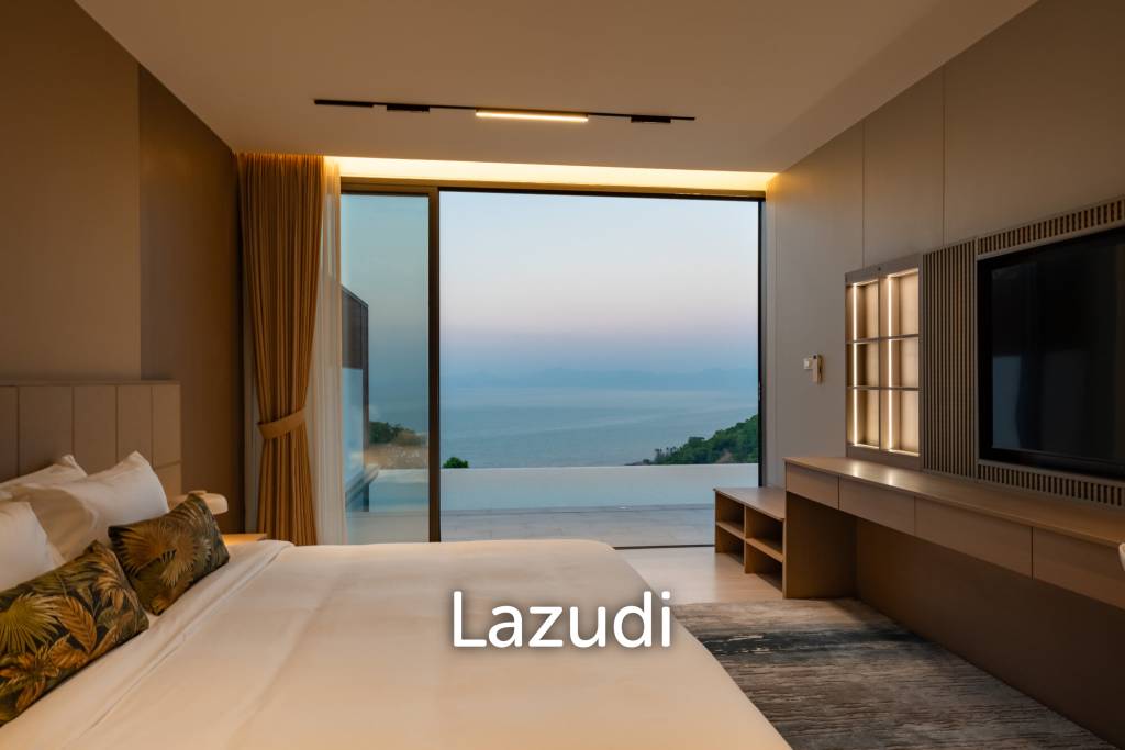Luxury 3-Bedroom Sea View Pool Villa near Four Seasons Samui
