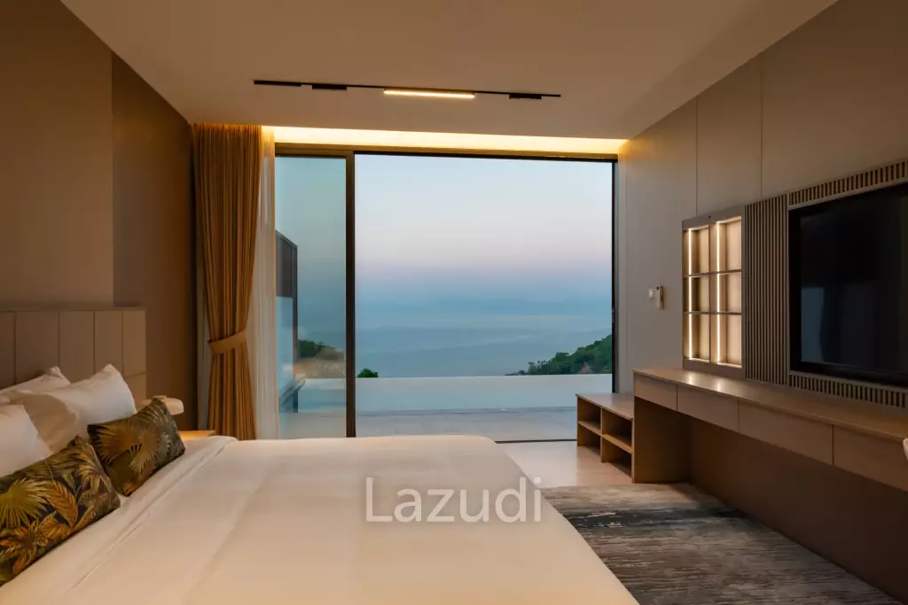Luxury 3-Bedroom Sea View Pool Villa near Four Seasons Samui