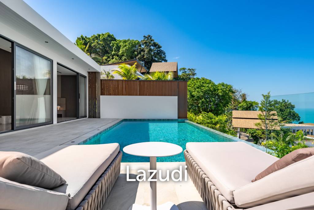 Luxury 3-Bedroom Sea View Pool Villa near Four Seasons Samui
