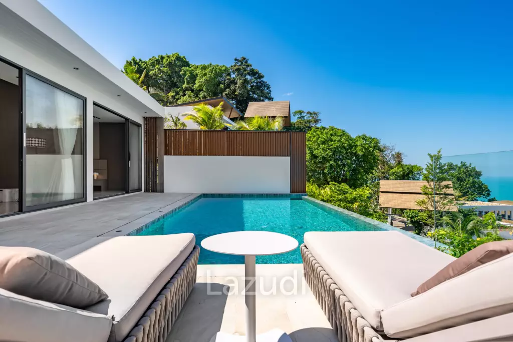 Luxury 3-Bedroom Sea View Pool Villa near Four Seasons Samui