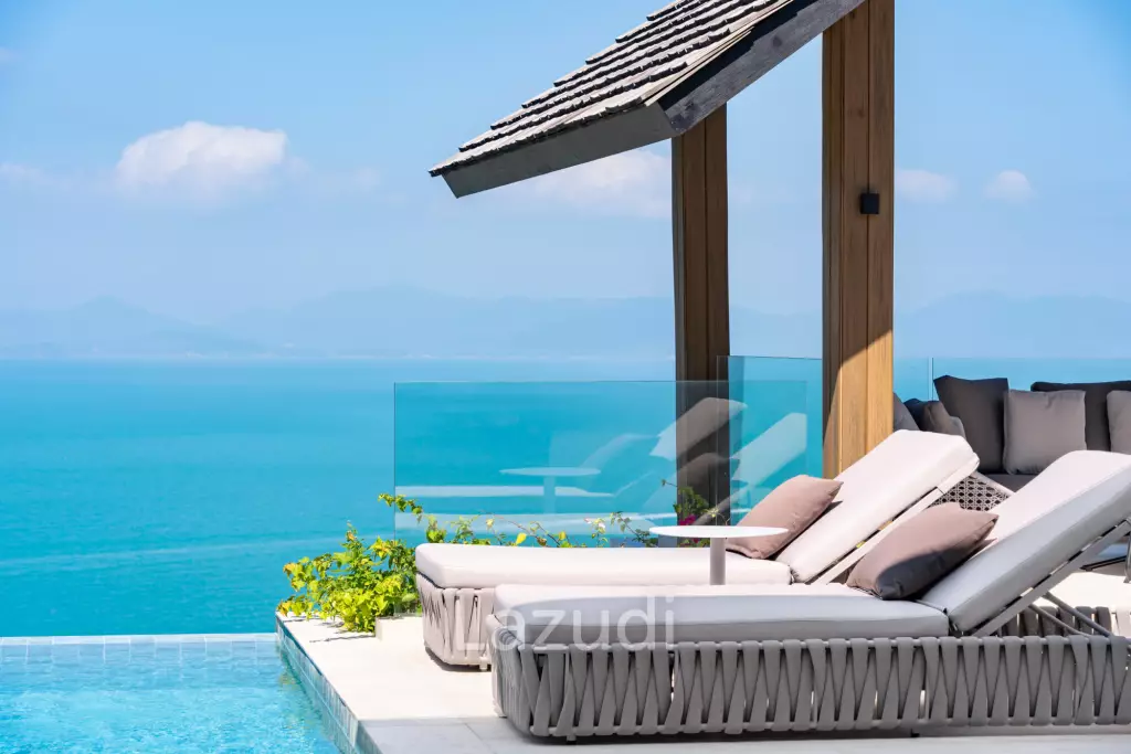 Luxury 3-Bedroom Sea View Pool Villa near Four Seasons Samui