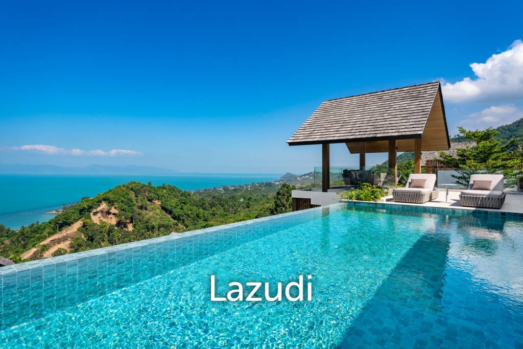 Luxury 3-Bedroom Sea View Pool Villa near Four Seasons Samui