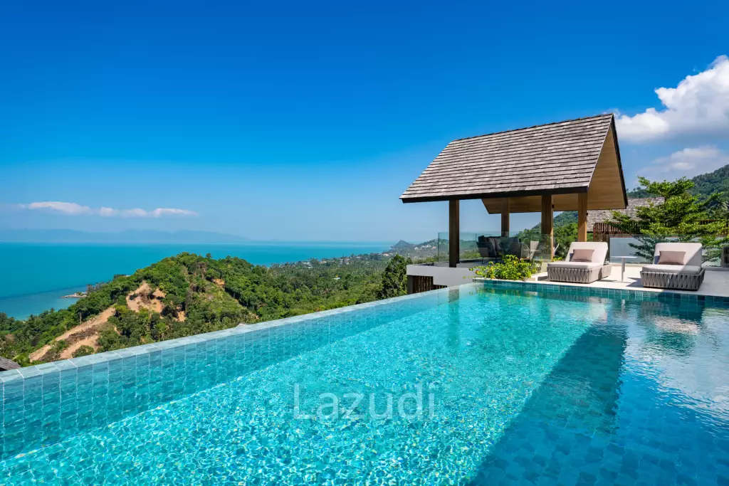 Luxury 3-Bedroom Sea View Pool Villa near Four Seasons Samui