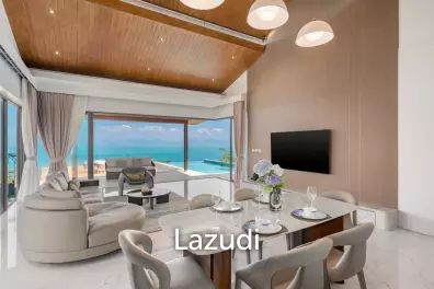 Luxury 3-Bedroom Sea View Pool Villa near Four Seasons Samui