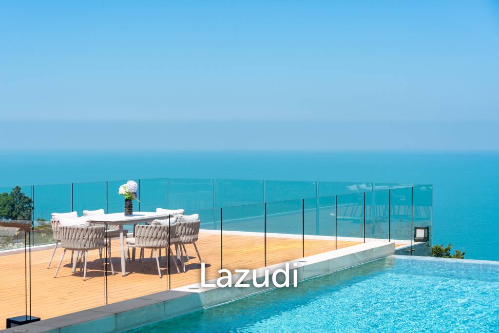 Luxury 3-Bedroom Sea View Pool Villa near Four Seasons Samui
