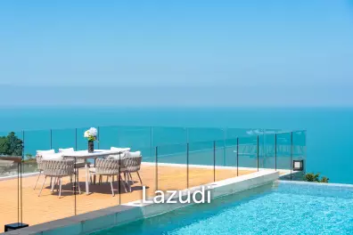 Luxury 3-Bedroom Sea View Pool Villa near Four Seasons Samui