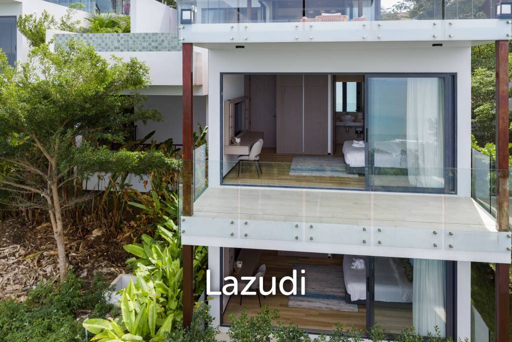 Luxury 3-Bedroom Sea View Pool Villa near Four Seasons Samui