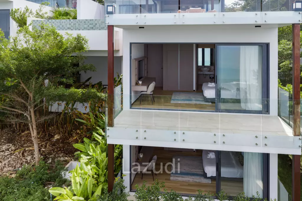 Luxury 3-Bedroom Sea View Pool Villa near Four Seasons Samui