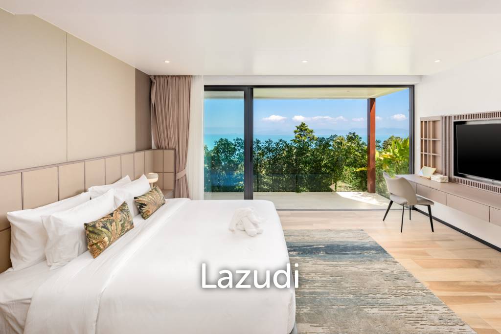 Luxury 3-Bedroom Sea View Pool Villa near Four Seasons Samui