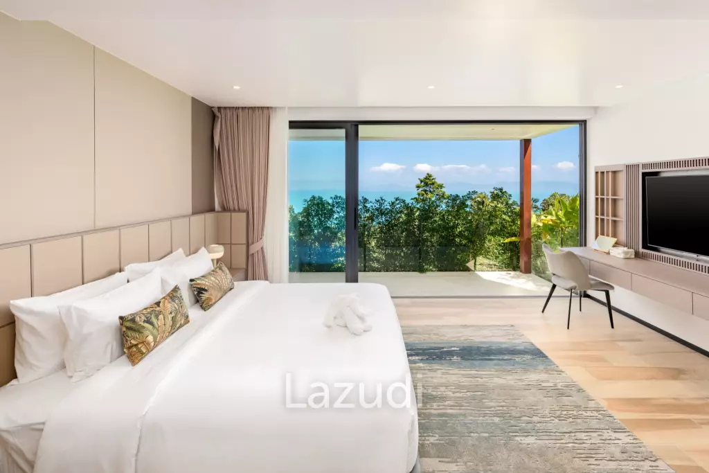 Luxury 3-Bedroom Sea View Pool Villa near Four Seasons Samui