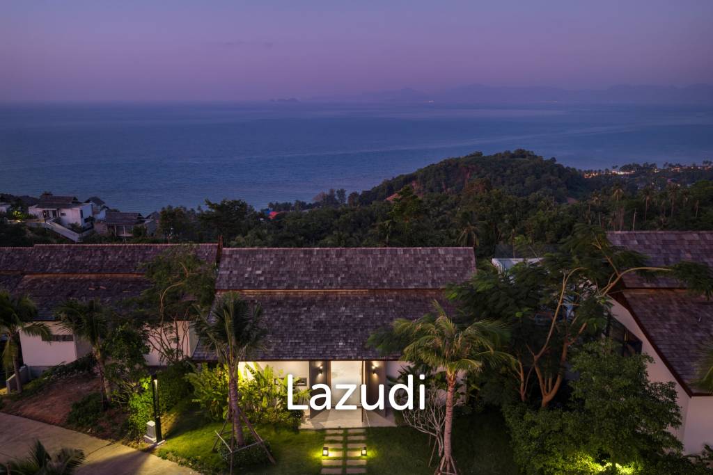 Luxury 3-Bedroom Sea View Pool Villa near Four Seasons Samui