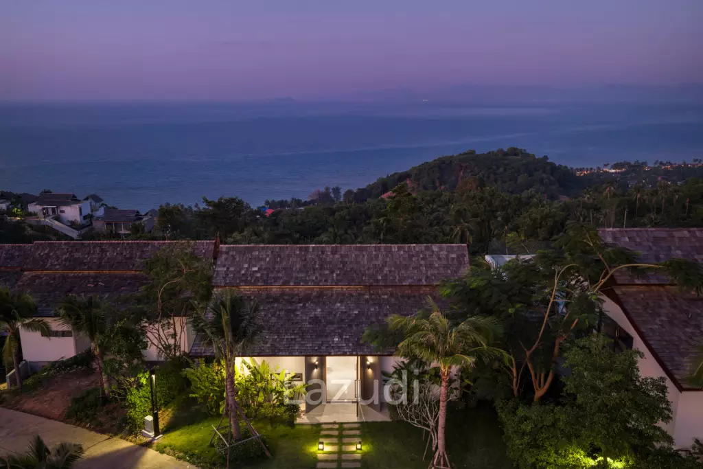 Luxury 3-Bedroom Sea View Pool Villa near Four Seasons Samui