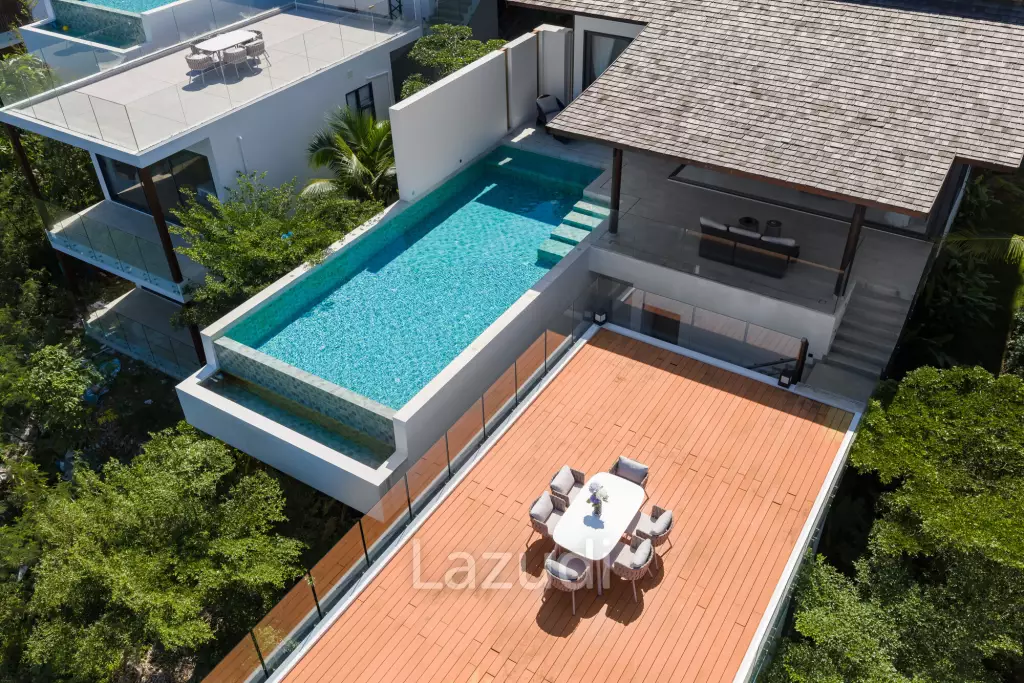 Luxury 3-Bedroom Sea View Pool Villa near Four Seasons Samui