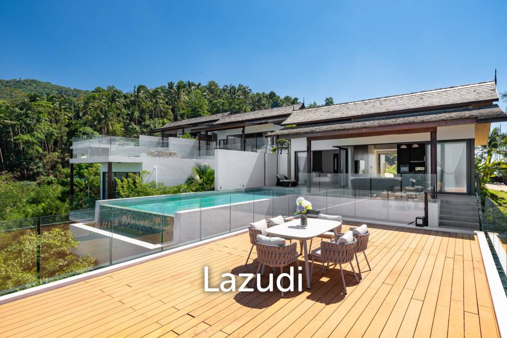 Luxury 3-Bedroom Sea View Pool Villa near Four Seasons Samui