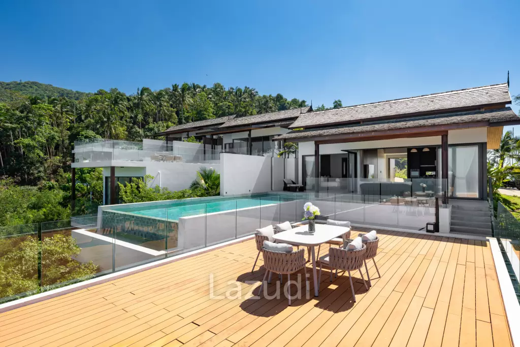 Luxury 3-Bedroom Sea View Pool Villa near Four Seasons Samui