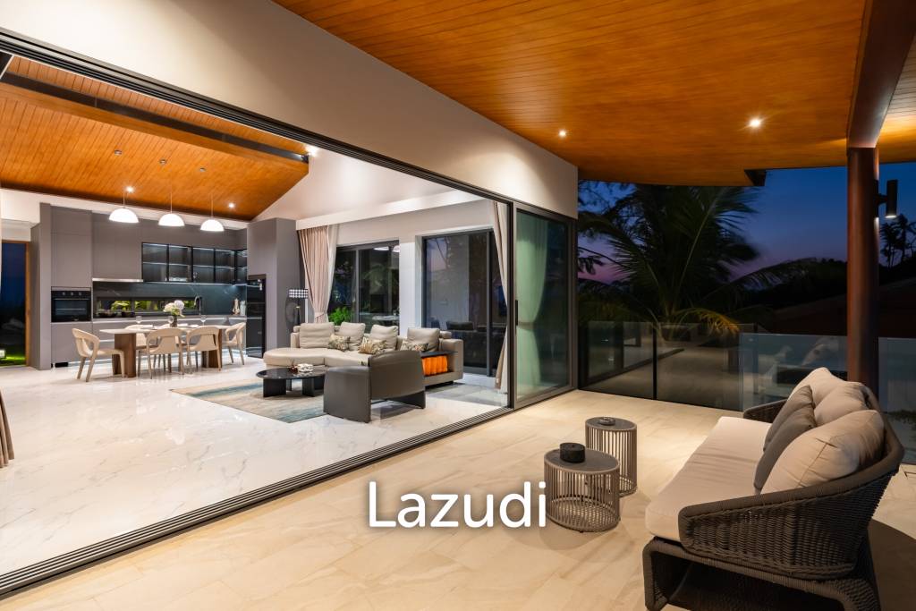 Luxury 3-Bedroom Sea View Pool Villa near Four Seasons Samui