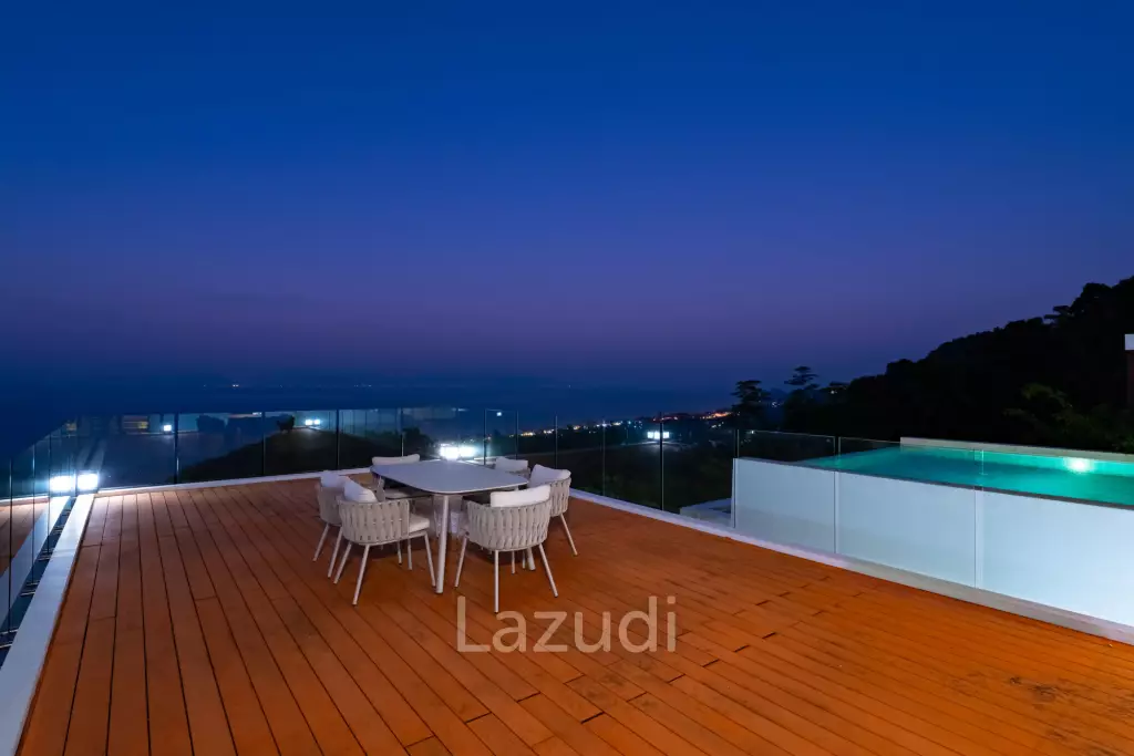 Luxury 3-Bedroom Sea View Pool Villa near Four Seasons Samui