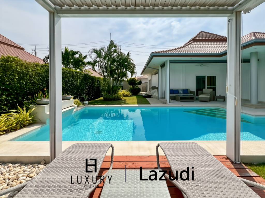 วิลล่า 3 ห้องนอนพร้อมสระว่ายน้ำในโครงการ Mali Signature ทับใต้ หัวหิน