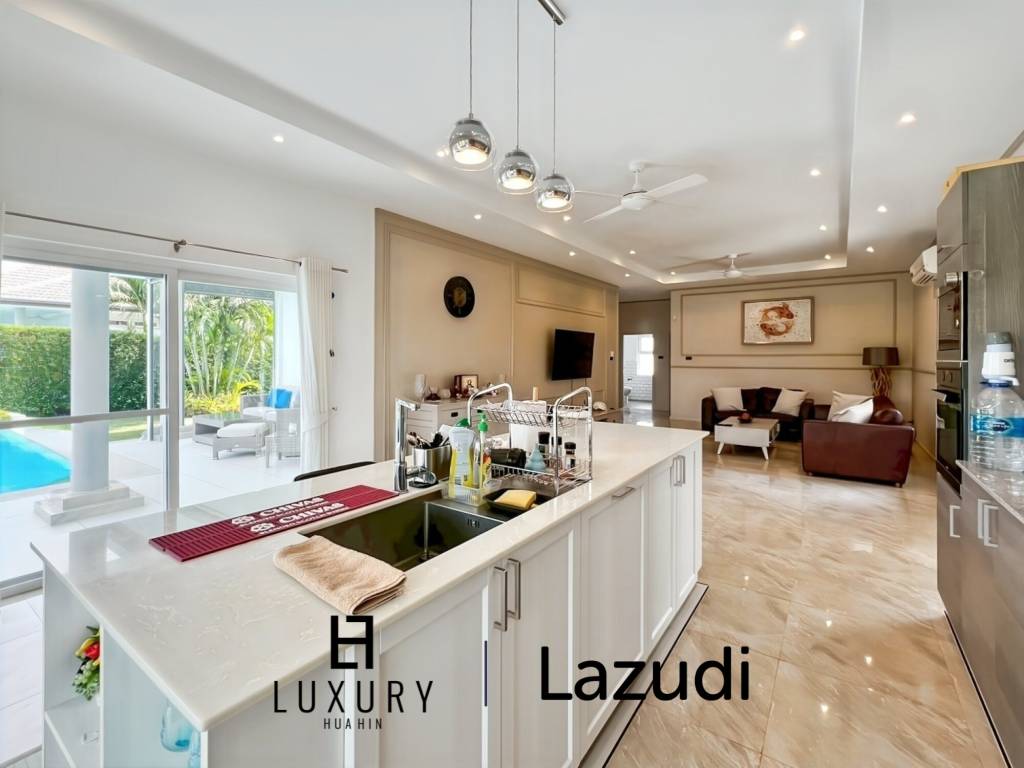 วิลล่า 3 ห้องนอนพร้อมสระว่ายน้ำในโครงการ Mali Signature ทับใต้ หัวหิน