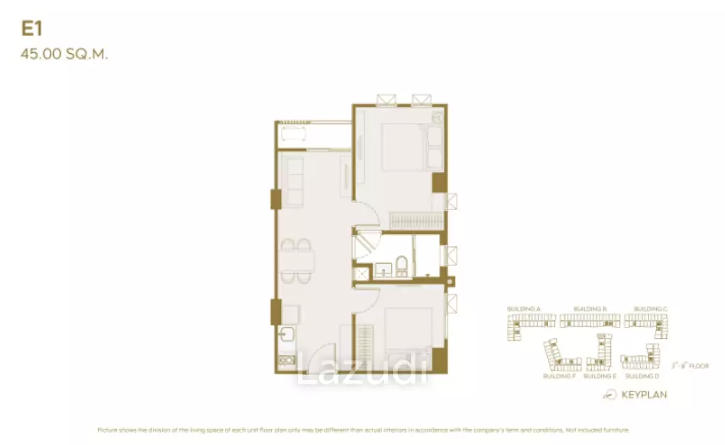 Low Rise Condo 2 Bedroom Aspire Sukhumvit 103