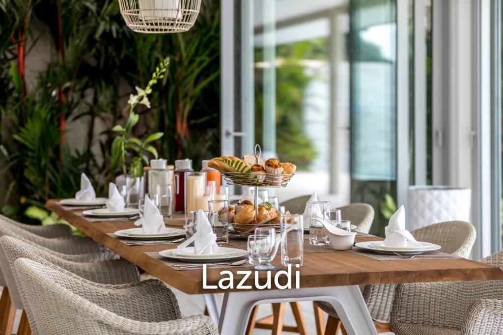 Blue Amber: Stunning Beachfront Luxury 4-Bedroom Villa